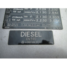  Лючок топливного бака к  Mercedes  E W210,  2002